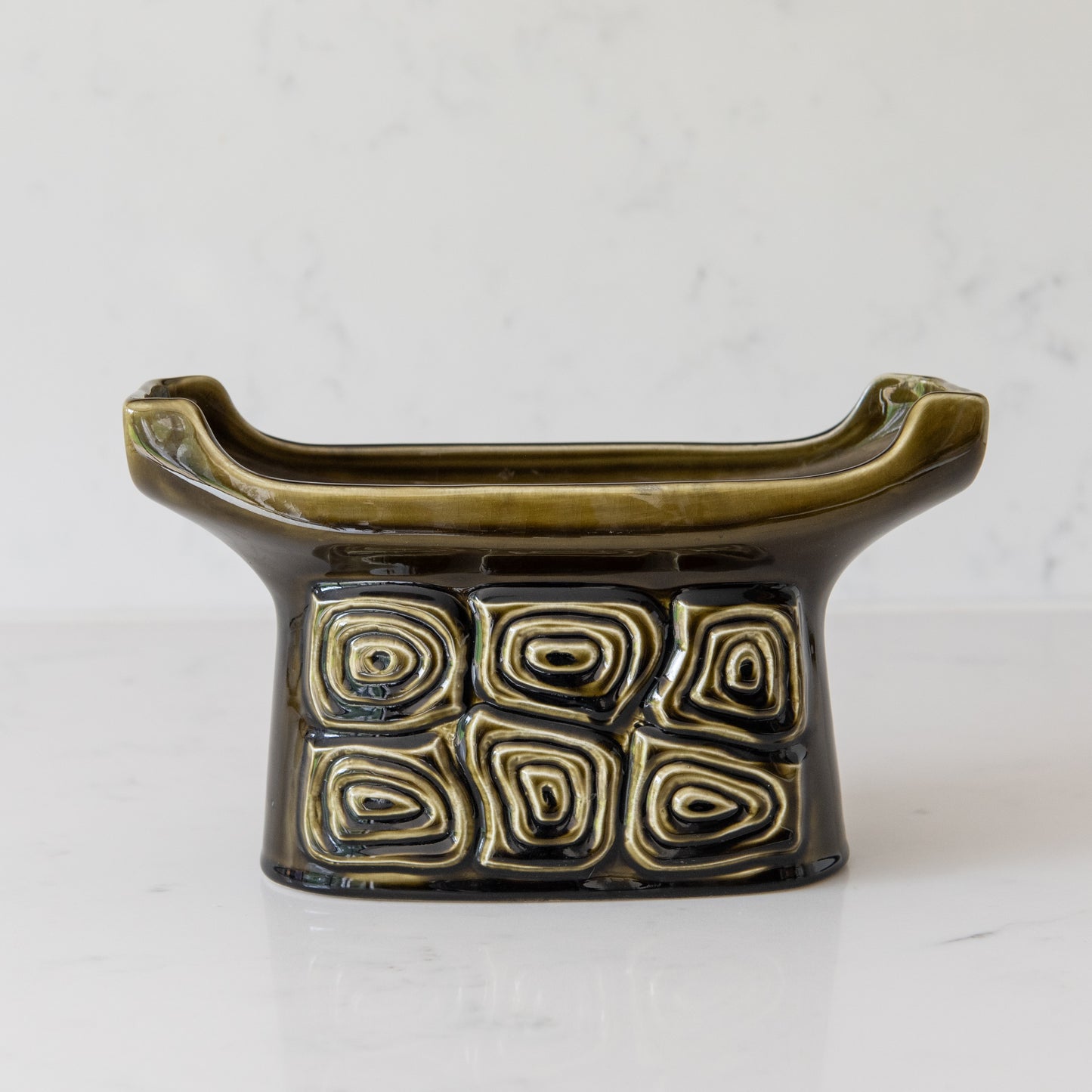 Lolland ceramic trough vase