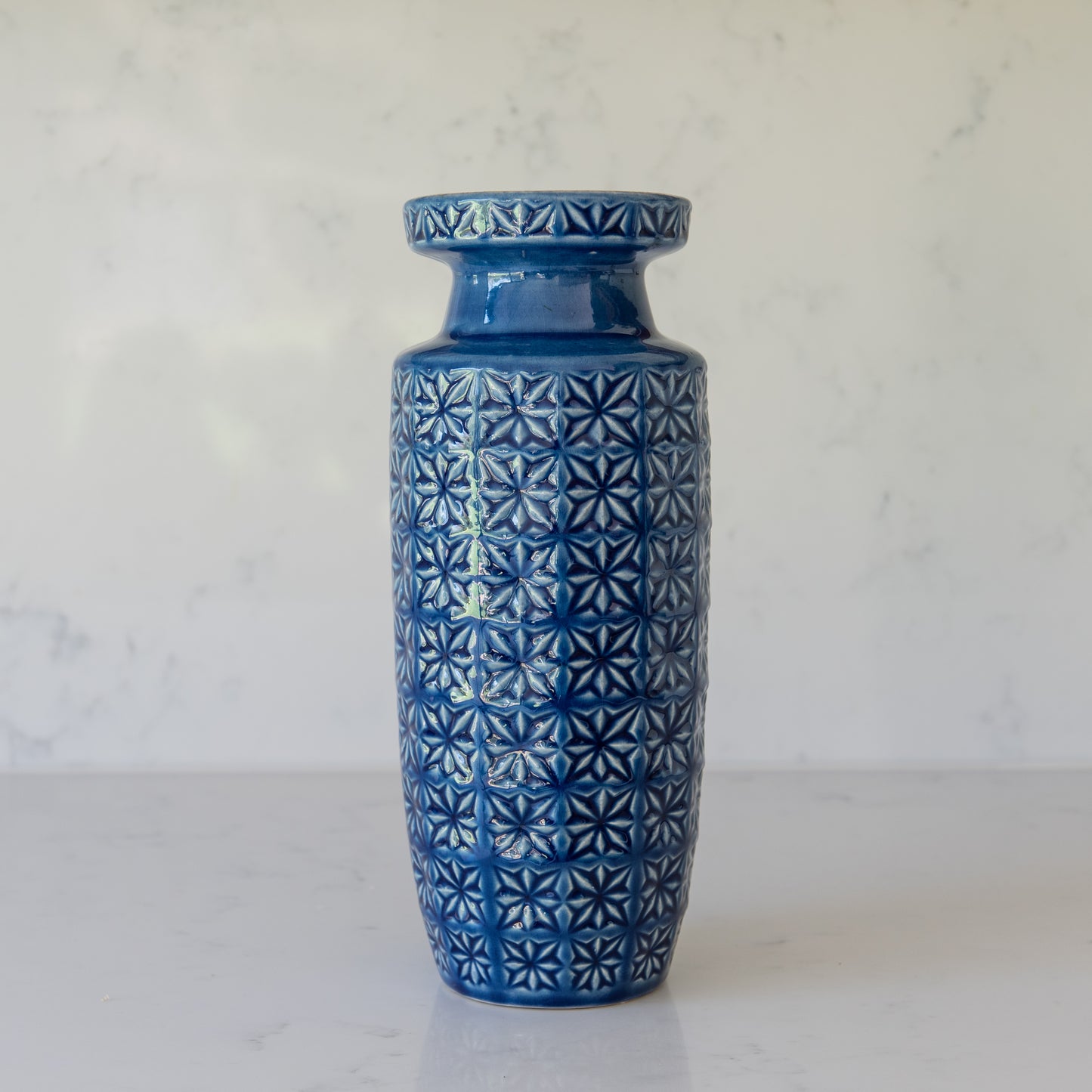 Blue Scheurich vase