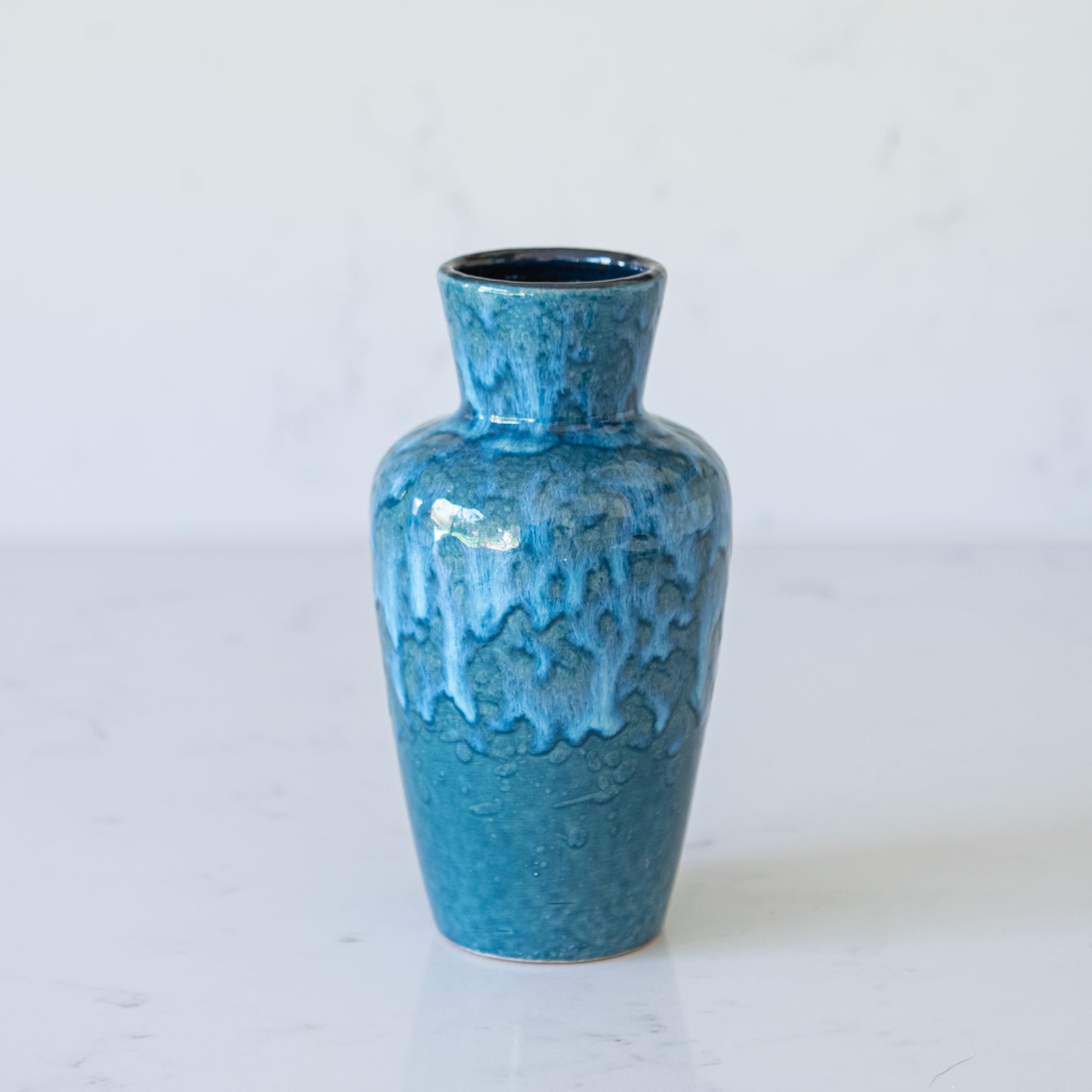Blue vintage Scheurich Vase