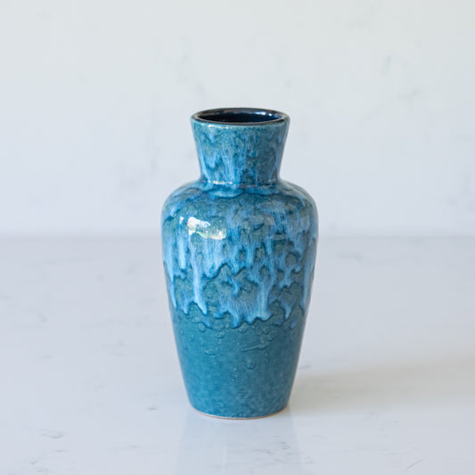 Blue vintage Scheurich Vase