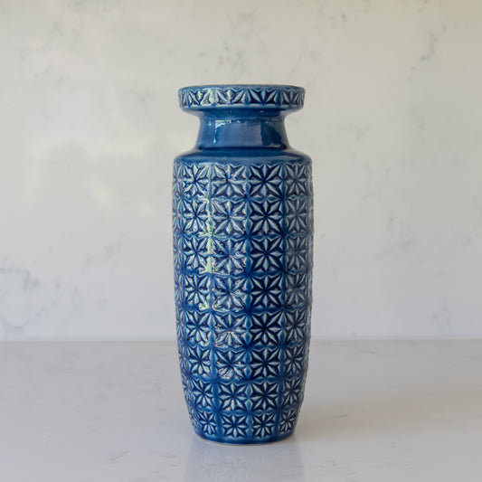 Blue Scheurich vase